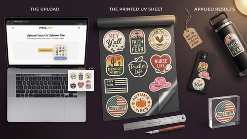 Drop Your UV DTF Sticker File