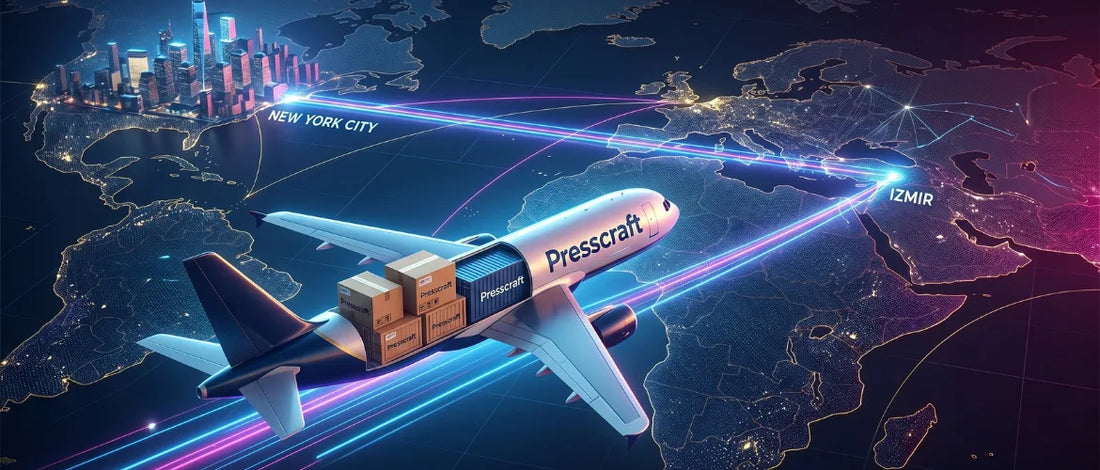 Bridging Continents: How Presscraft Delivers DTF Transfers from Izmir to New York in Record Time