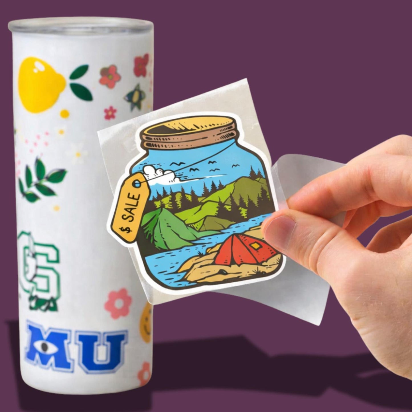 Solo UV Stickers by Size