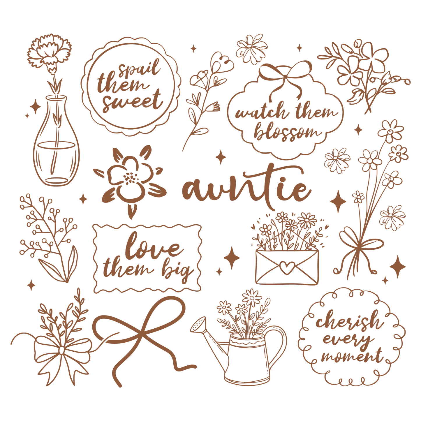 Designs for Mother's Day · Ready-to-Press DTF Transfer
