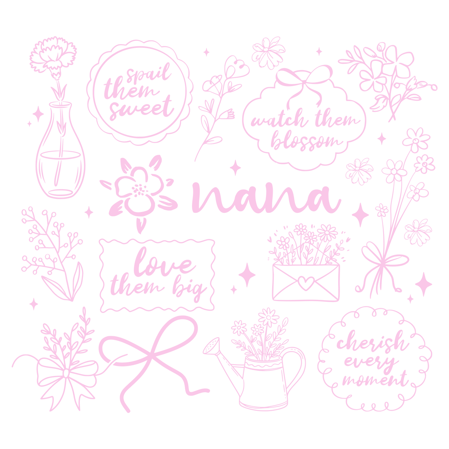 Designs for Mother's Day · Ready-to-Press DTF Transfer